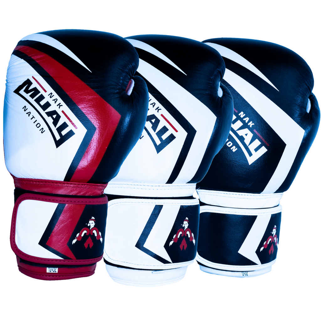 Nak Muay Nation Double Strap Muay Thai Gloves